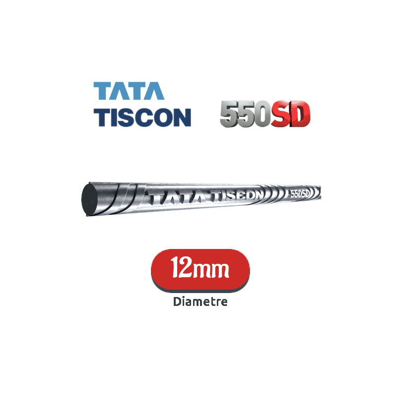 12mm Tata Tiscon 550 SD 12mm Tata Tiscon 550 SD